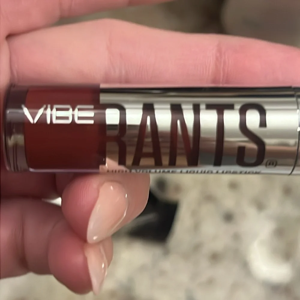 VIBE RANTS High Volume Liquid Lipstick Wrecking Ball dark red 5mL 0.17 oz NEW!